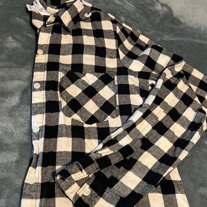 Flannel Tunic Button-down